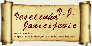 Veselinka Janičijević vizit kartica